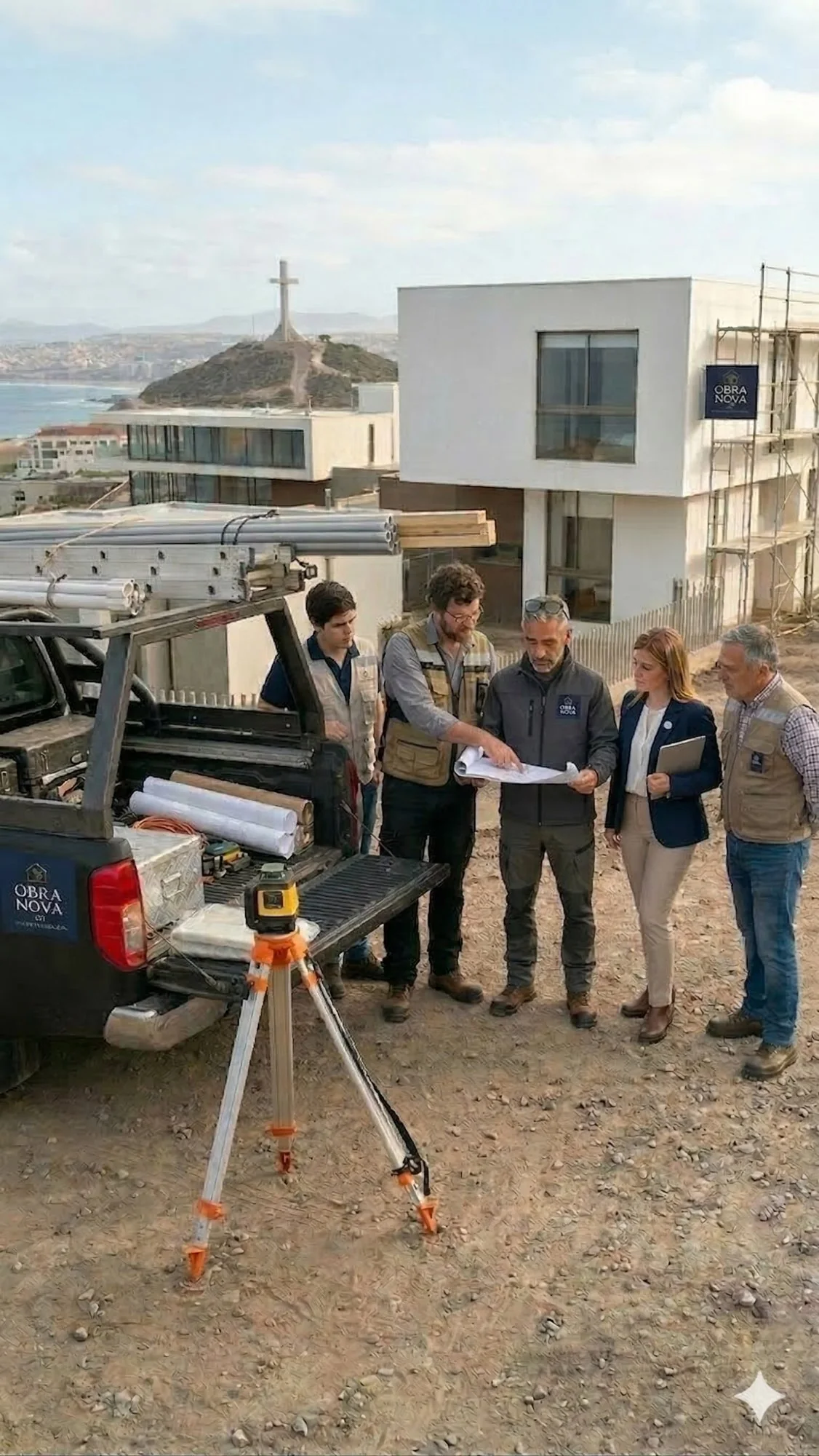 Equipo ObraNova en obra